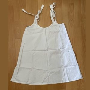 Boohoo White Swing Dress